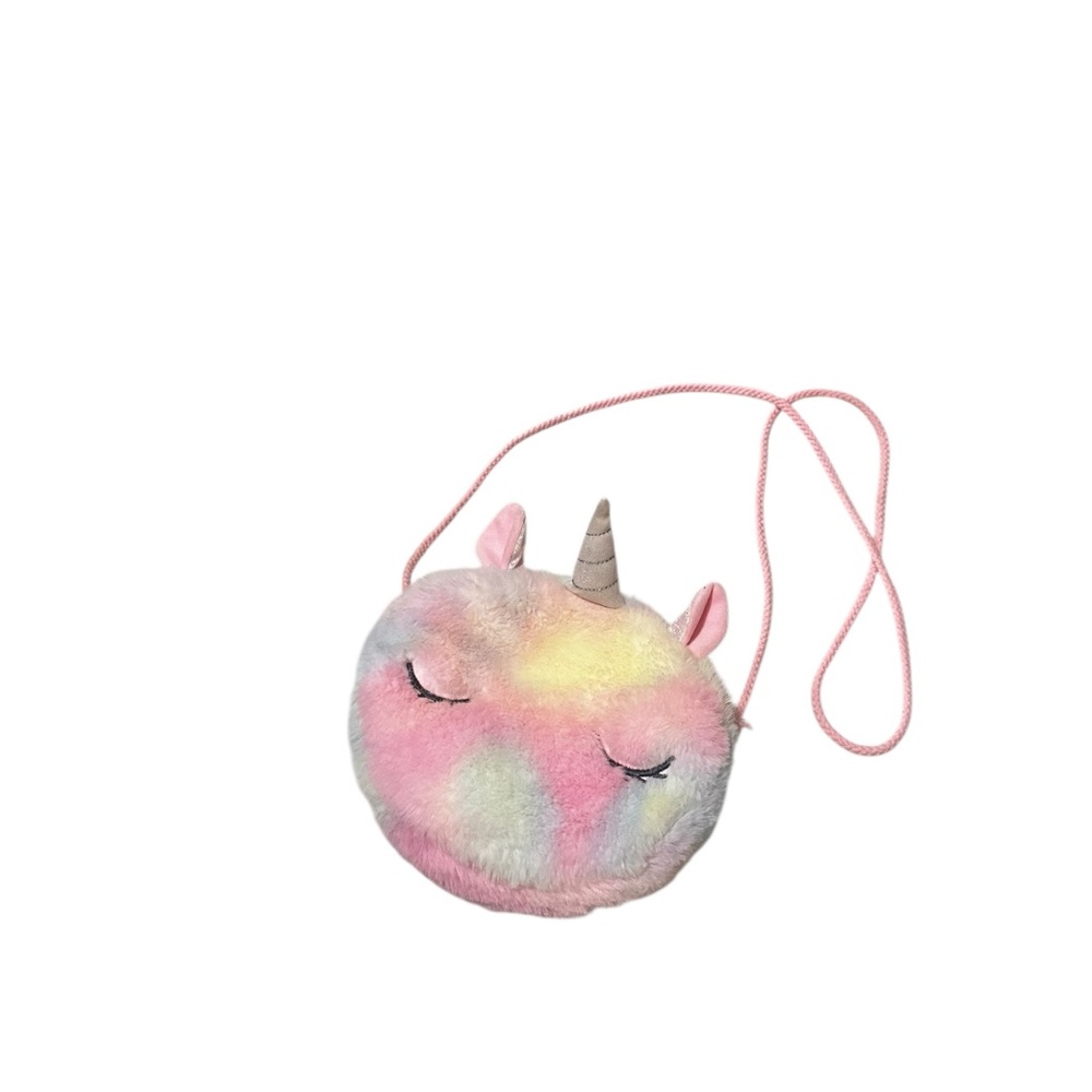 Unicorn Plush Crossbody Bag EUC